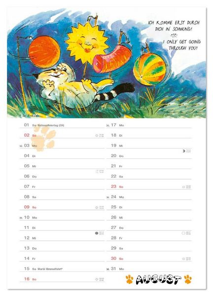 Produktbild: Kater Jacob: kleine Katzenweisheiten (Wandkalender 2026 DIN A4 hoch), CALVENDO Monatskalender