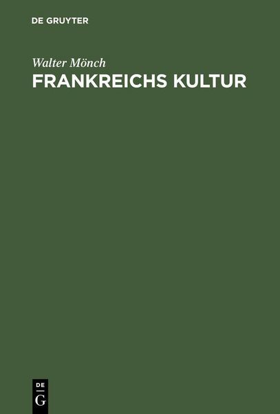 Produktbild: Frankreichs Kultur