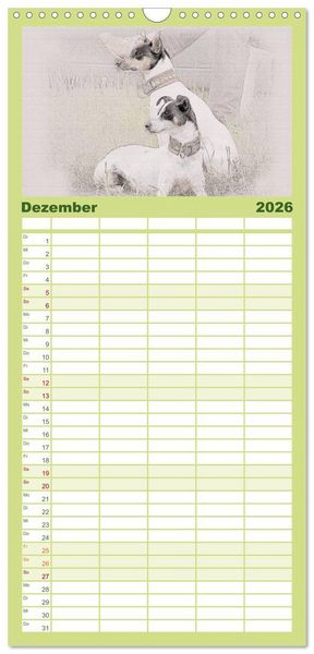 Produktbild: Familienplaner 2026 - Bodeguero Andaluz 2026 mit 5 Spalten (Wandkalender, 21 x 45 cm) CALVENDO