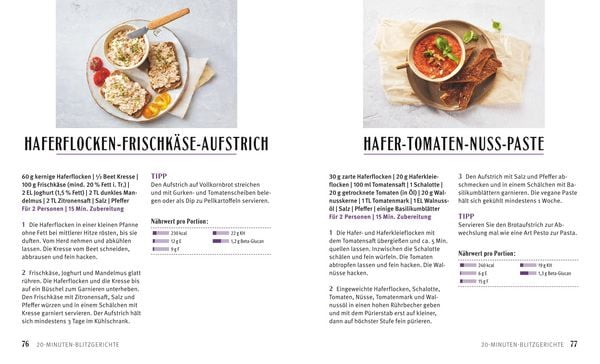 Produktbild: Hafer Express-Rezepte