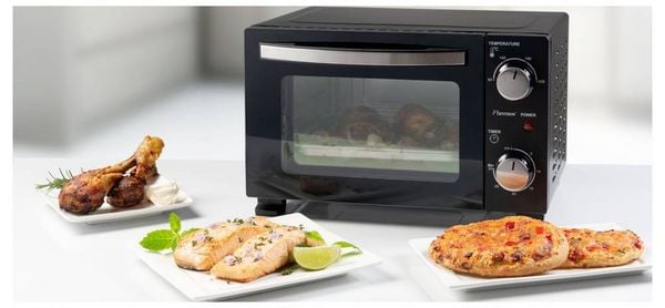 Produktbild: Bestron AOV10 Mini-Backofen Grillfunktion, Kontrollleuchte, Timerfunktion 10l
