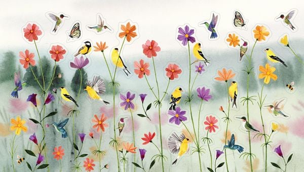 Produktbild: A Bird Lover's Sticker Book