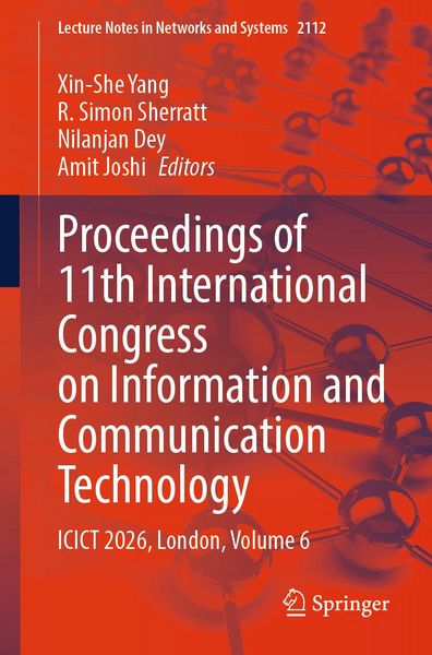 Produktbild: Proceedings of 11th International Congress on Information and Communication Technology