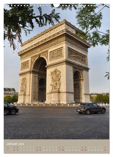 Produktbild: Erlebe mit mir Paris (Wandkalender 2026 DIN A3 hoch), CALVENDO Monatskalender