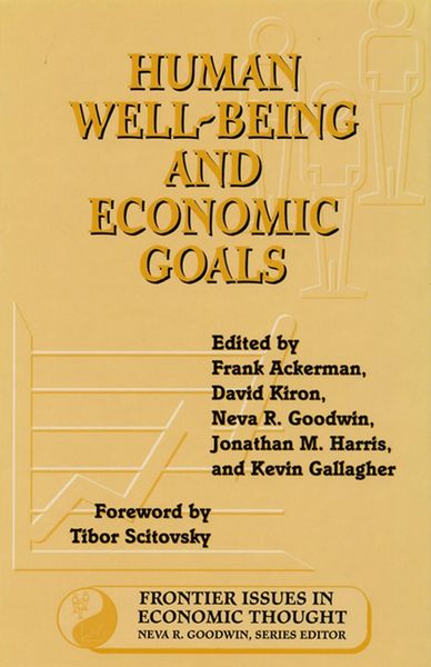 Produktbild: Human Well-Being and Economic Goals