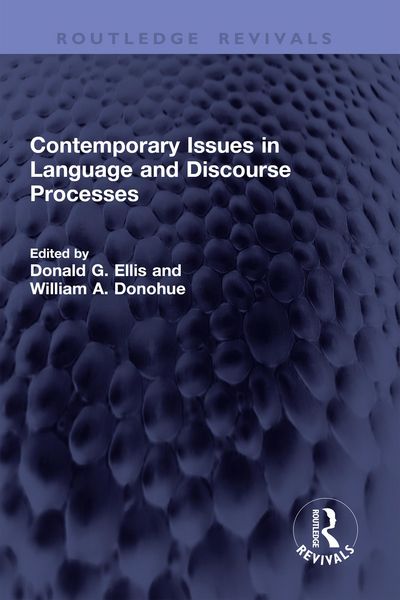 Produktbild: Contemporary Issues in Language and Discourse Processes