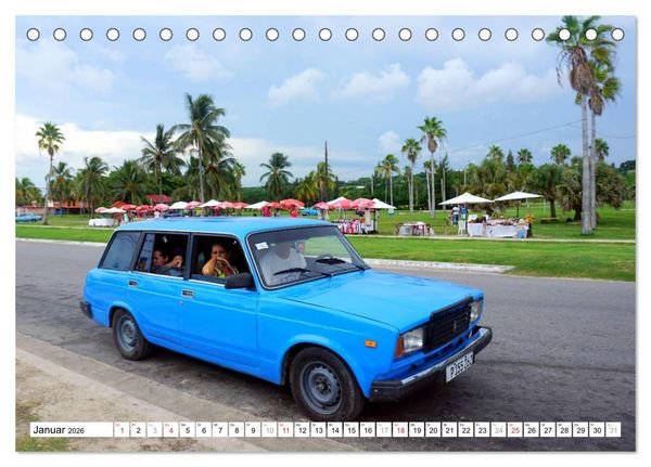 Produktbild: LADA KOMBI - Die sowjetische Auto-Legende WAS-2102 (Tischkalender 2026 DIN A5 quer), CALVENDO Monatskalender