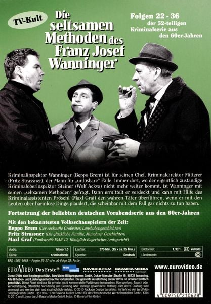Produktbild: Die seltsamen Methoden des Franz Josef Wanninger Box 2 - Folgen 22-36 [3 DVDs]