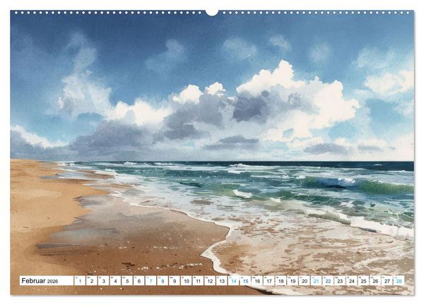 Produktbild: Meeresbrisen (hochwertiger Premium Wandkalender 2026 DIN A2 quer), Kunstdruck in Hochglanz