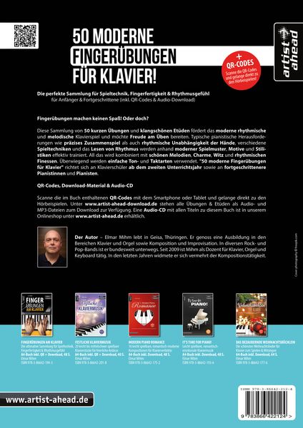Produktbild: 50 moderne Finger&uuml;bungen f&uuml;r Klavier!