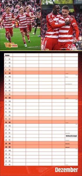 Produktbild: 1. FC Union Berlin Familienplaner 2027