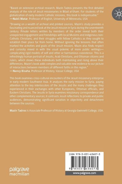 Produktbild: The Jesuits in Syria: 1625-1683