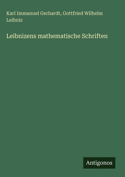 Produktbild: Leibnizens mathematische Schriften