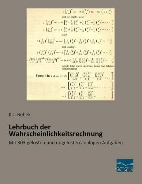 Produktbild: Lehrbuch der Wahrscheinlichkeitsrechnung