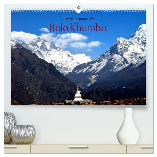 Produktbild: Solo Khumbu (hochwertiger Premium Wandkalender 2026 DIN A2 quer), Kunstdruck in Hochglanz