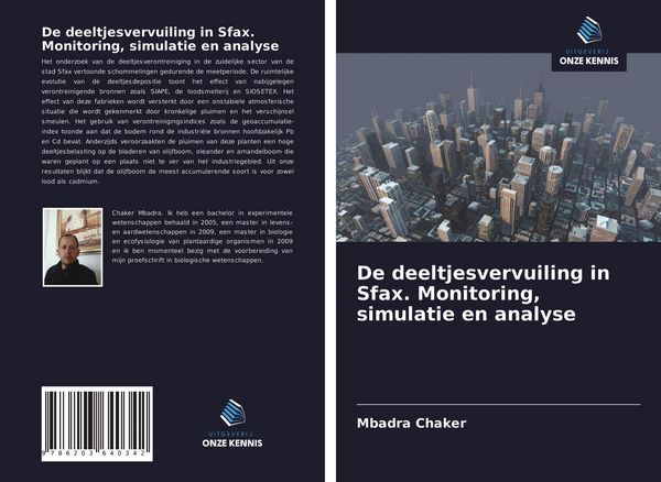 Produktbild: De deeltjesvervuiling in Sfax. Monitoring, simulatie en analyse