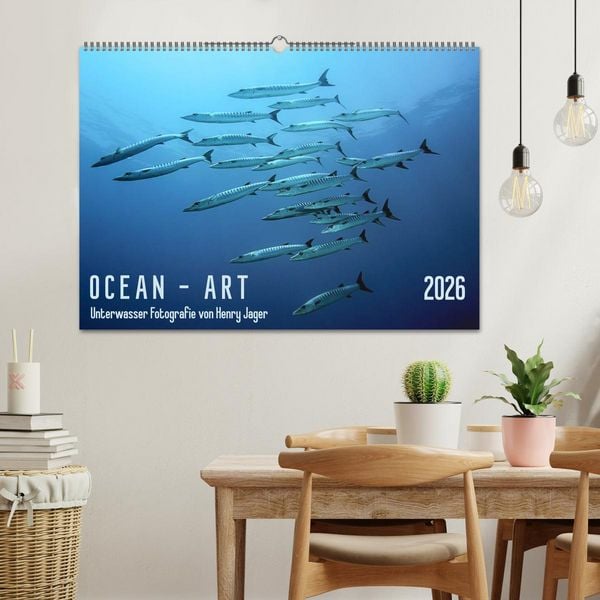 Produktbild: OCEAN - ART (Wandkalender 2026 DIN A2 quer), CALVENDO Monatskalender