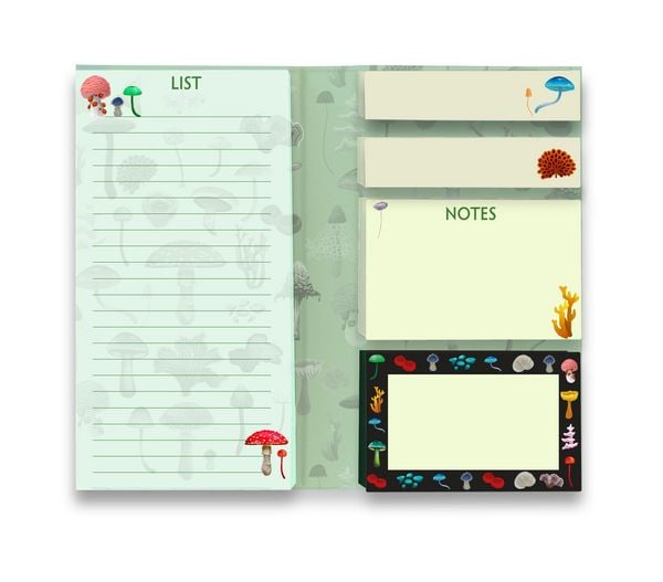 Produktbild: Haftnotizenfolder: Anna Stead, Champignons und Pilze