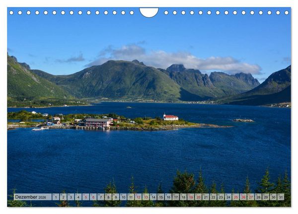 Produktbild: Lofoten - Die spektakul&auml;re Inselgruppe in Norwegen (Wandkalender 2026 DIN A4 quer), CALVENDO Monatskalender