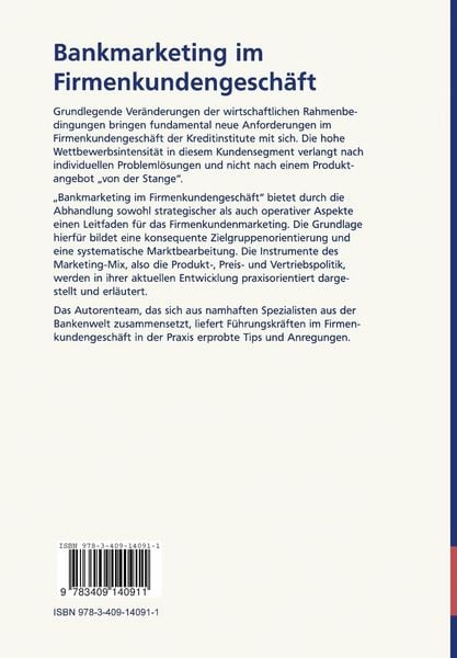 Produktbild: Bankmarketing im Firmenkundengesch&auml;ft