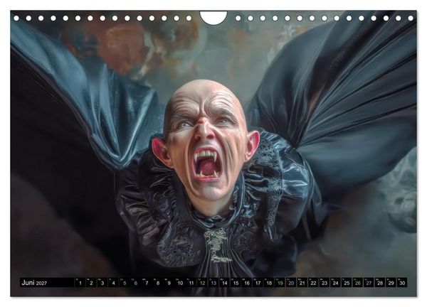 Produktbild: Vampire - Blutdurstige Nachtgestalten (Wandkalender 2027 DIN A4 quer), CALVENDO Monatskalender