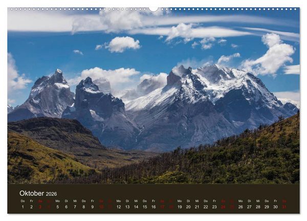 Produktbild: Patagonien - Am Puls der Wildnis (hochwertiger Premium Wandkalender 2026 DIN A2 quer), Kunstdruck in Hochglanz