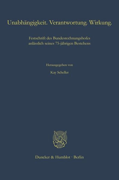 Produktbild: Unabh&auml;ngigkeit. Verantwortung. Wirkung.