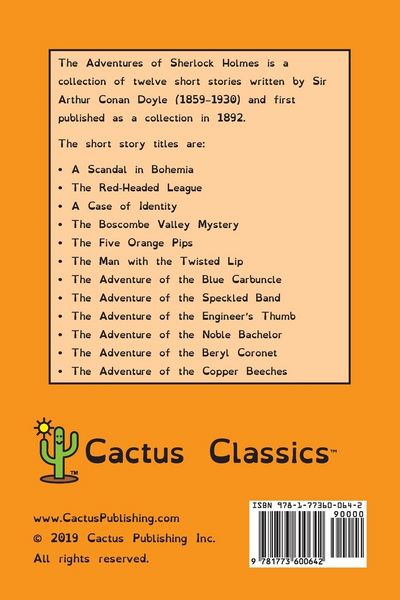 Produktbild: The Adventures of Sherlock Holmes (Cactus Classics Dyslexic Friendly Font)