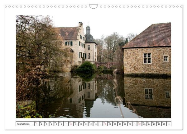 Produktbild: Burgen und Schl&ouml;sser im n&ouml;rdlichen Ruhrgebiet (Wandkalender 2026 DIN A3 quer), CALVENDO Monatskalender