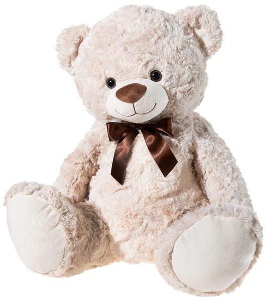 Heunec 171466 - Bär mit Schleife, Kuschelteddy 56 cm, GRS-Plüsch