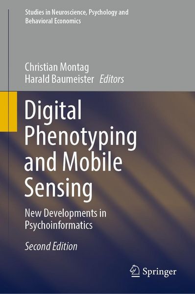 Produktbild: Digital Phenotyping and Mobile Sensing