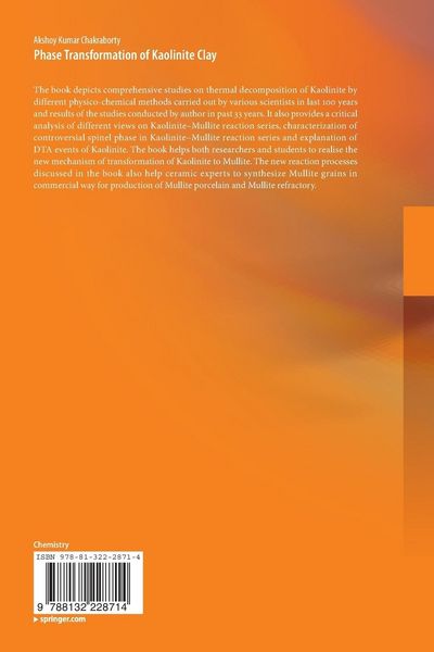 Produktbild: Phase Transformation of Kaolinite Clay