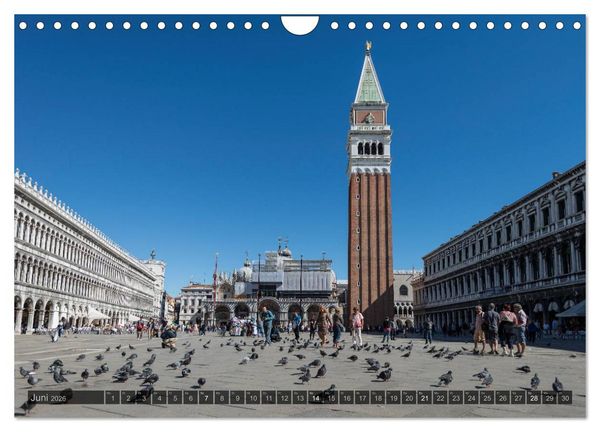 Produktbild: Venedig &ndash; Zauber der Lagunenstadt (Wandkalender 2026 DIN A4 quer), CALVENDO Monatskalender
