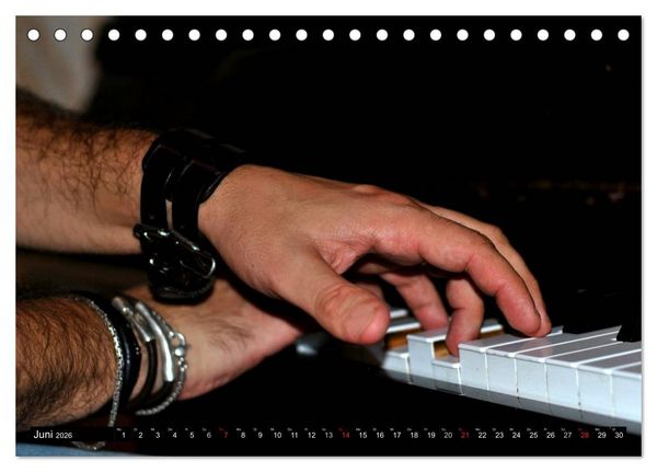Produktbild: Klangbilder des Jazz (Tischkalender 2026 DIN A5 quer), CALVENDO Monatskalender