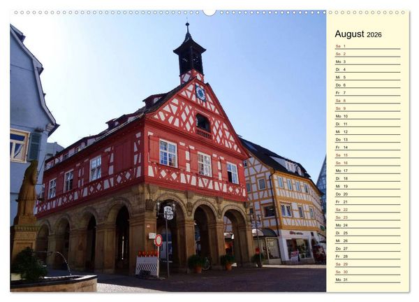 Produktbild: Unterwegs in Waiblingen (Wandkalender 2026 DIN A2 quer), CALVENDO Monatskalender