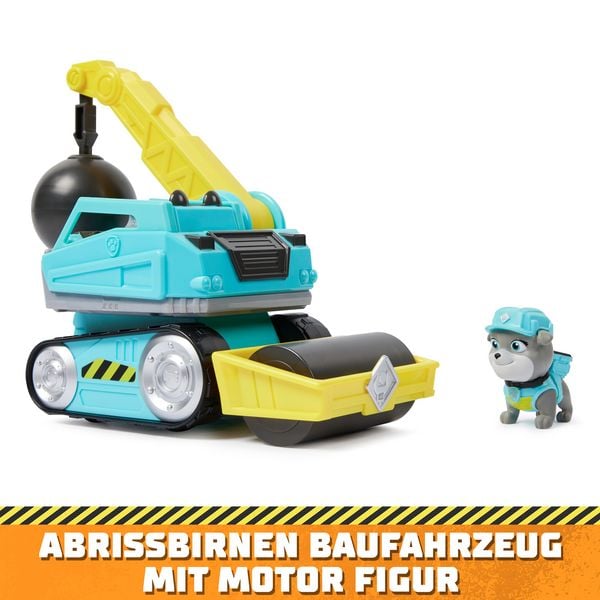 Produktbild: Rubble & Crew - Abrissbirnen-Baufahrzeug mit Motor-Figur (Basis Fahrzeug)