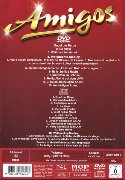 Produktbild: Amigos - Weihnachtskonzert (+ CD)
