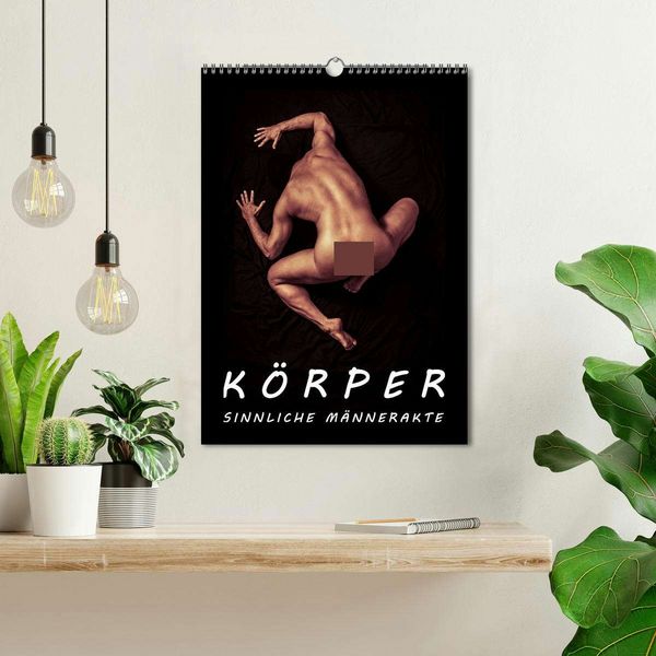 Produktbild: K&Ouml;RPER - SINNLICHE M&Auml;NNERAKTE (Wandkalender 2026 DIN A3 hoch), CALVENDO Monatskalender