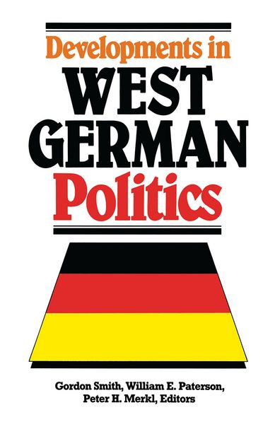 Produktbild: Developments in West German Politics