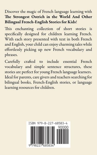 Produktbild: The Strongest Ostrich in the World And Other Bilingual French-English Stories for Kids