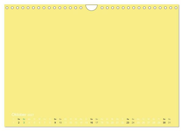 Produktbild: Bastelkalender - Gelb (Wandkalender 2027 DIN A4 quer), CALVENDO Monatskalender