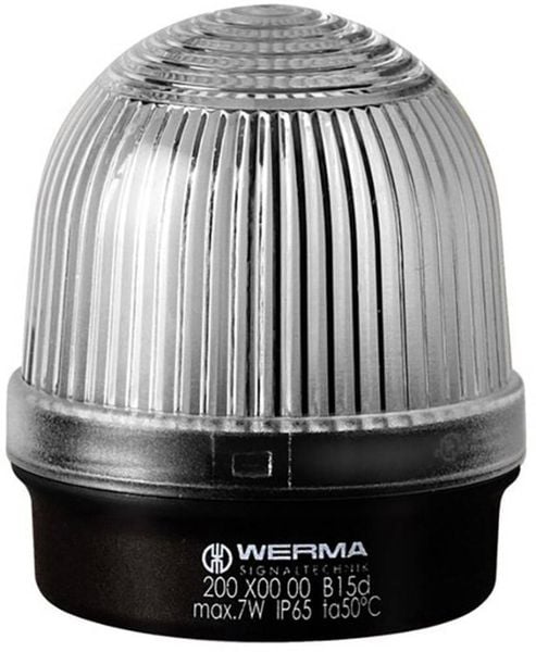 Werma Signaltechnik Signalleuchte 200.400.00 200.400.00 Weiß Dauerlicht 12 V/AC, 12 V/DC, 24 V/AC, 24 V/DC, 48 V/AC, 48 V/DC, 110 V/AC, 230 V/AC