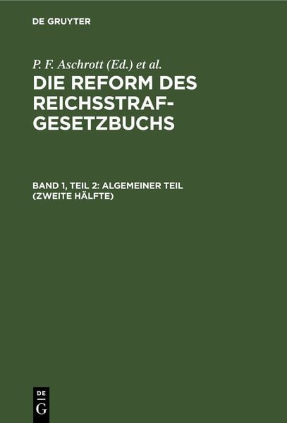 Produktbild: Algemeiner Teil (Zweite H&auml;lfte)