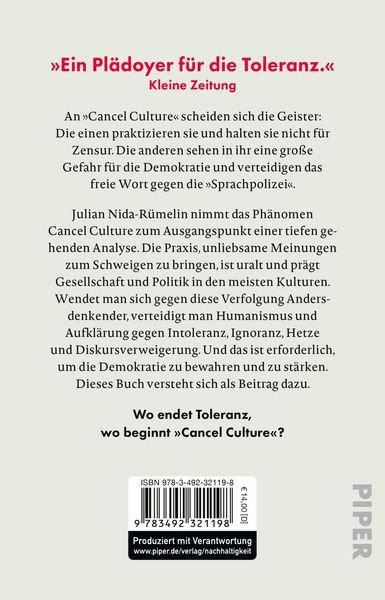 Produktbild: &raquo;Cancel Culture&laquo; &ndash; Ende der Aufkl&auml;rung?