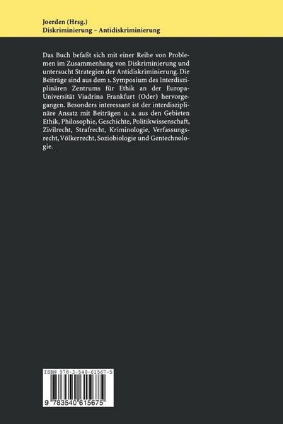 Produktbild: Diskriminierung - Antidiskriminierung