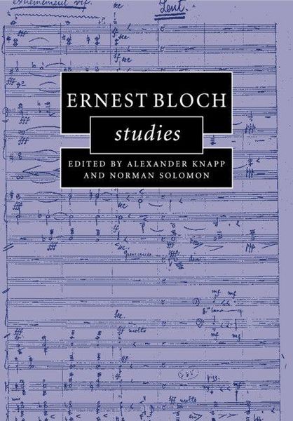 Produktbild: Ernest Bloch Studies