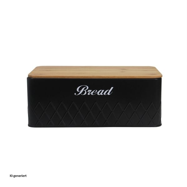 Produktbild: neuetischkultur Brotkasten Vorratsdosen 4er-Set Schwarz Brotkasten Vorratsdosen 4er-Set Schwarz