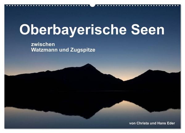 Produktbild: Oberbayerische Seen (Wandkalender 2026 DIN A2 quer), CALVENDO Monatskalender