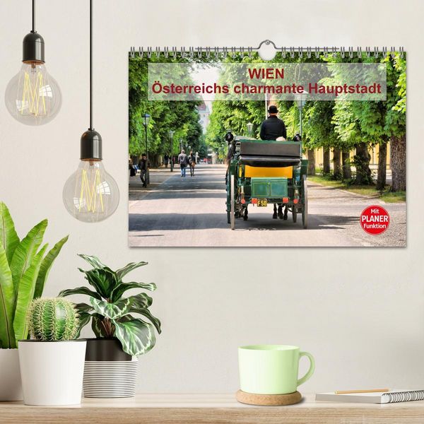 Produktbild: Wien - &Ouml;sterreichs charmante Hauptstadt (Wandkalender 2026 DIN A4 quer), CALVENDO Monatskalender