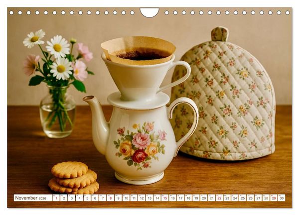 Produktbild: Hei&szlig;er Kaffee (Wandkalender 2026 DIN A4 quer), CALVENDO Monatskalender